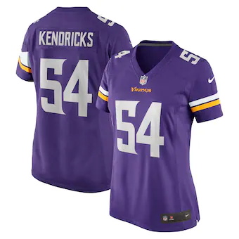 womens nike eric kendricks purple minnesota vikings game je